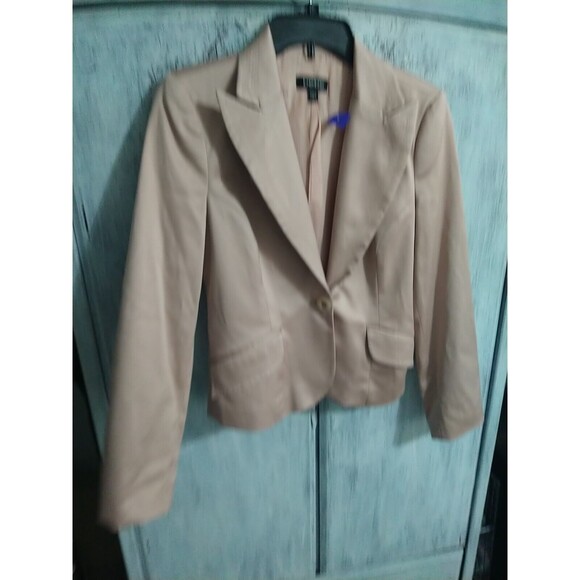 Bebe Blazer Blush Sz 8 City Officey Feminine - Picture 7 of 8
